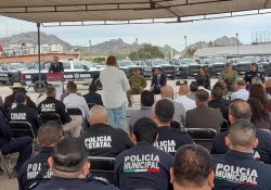 Entregan dos patrullas nuevas para fortalecer seguridad en Empalme.