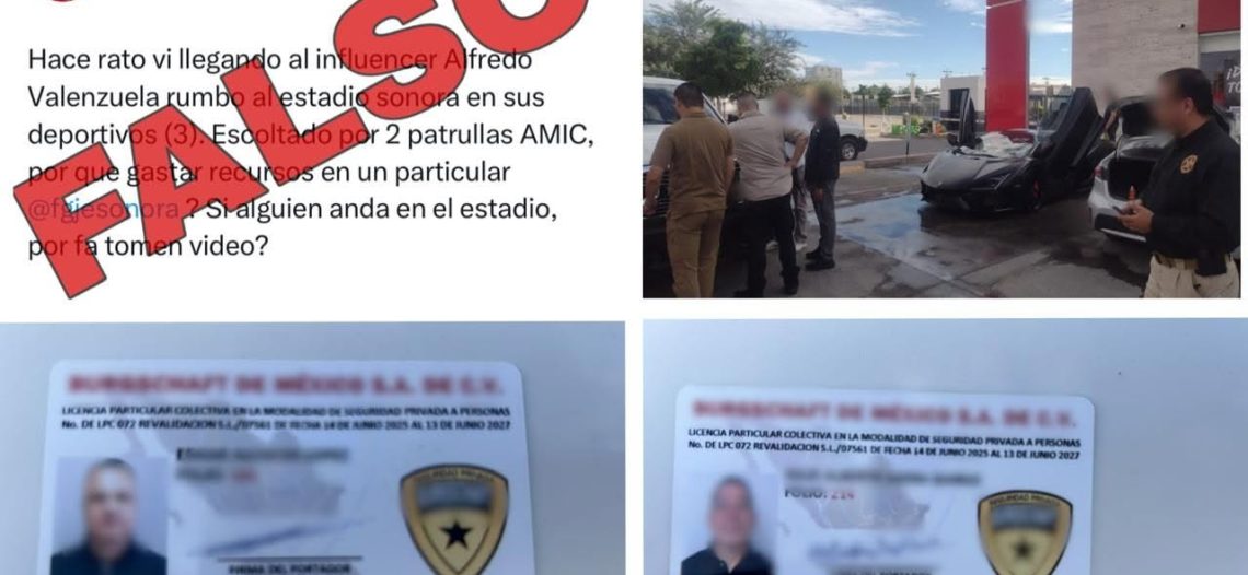 Niega Fiscalía que brinde servicio de seguridad a influencer