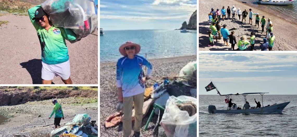 Realizan jornada de limpieza en playa Ensenada grande