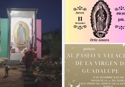 Alistan caminata y velación a la virgen en el poblado de Ortiz