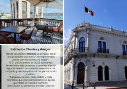 Anuncian cierre de restaurante del antiguo edificio del Banco Nacional