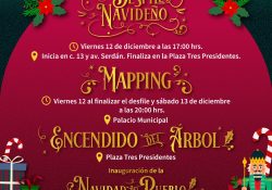 Realizarán desfile y encenderán el árbol de Navidad