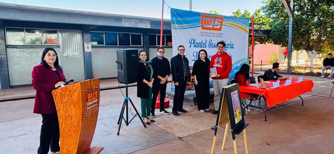 Presentan el libro “Historias desde el Puerto”, obra creada por estudiantes del COBACH JMMT