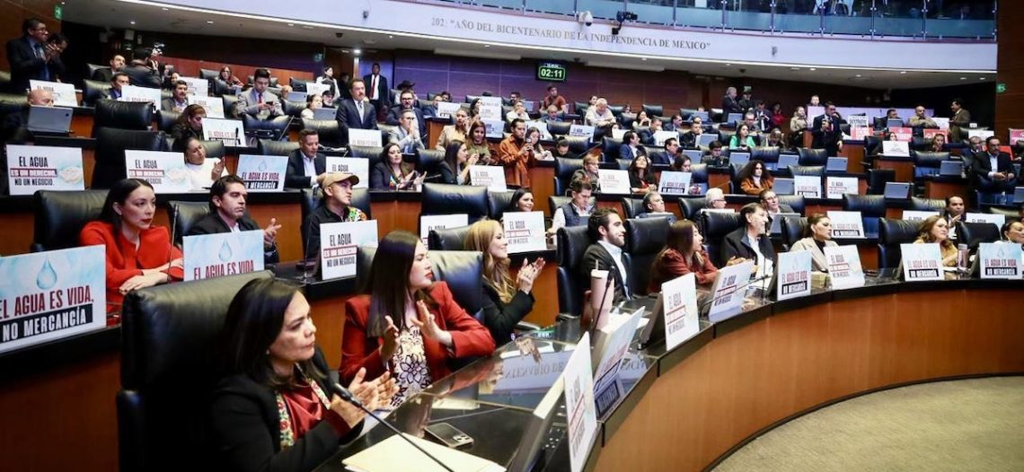 Senado de la República aprueba en lo general Ley de Aguas Nacionales