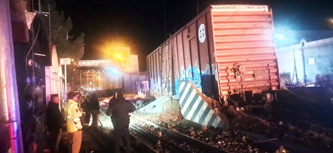 Descarrila vagón de tren en Nogales; no hay lesionados