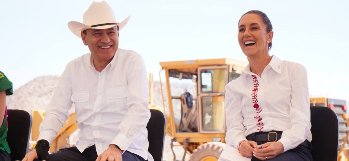 Rehabilitan Alfonso Durazo y Claudia Sheinbaum red carretera de Sonora
