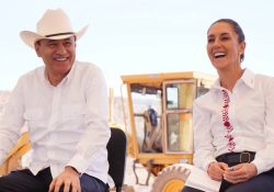 Rehabilitan Alfonso Durazo y Claudia Sheinbaum red carretera de Sonora