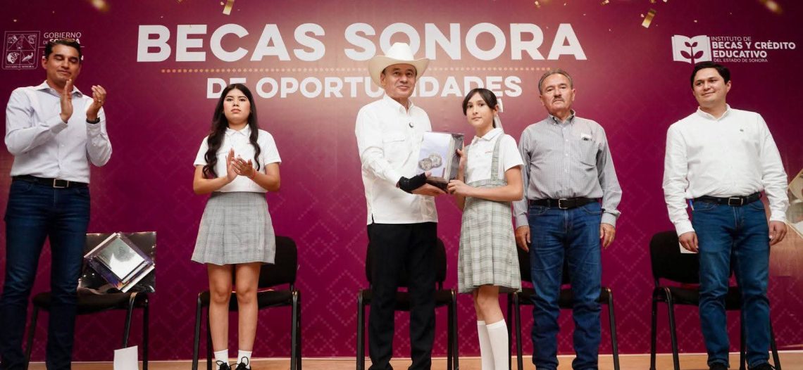 Más de medio millón de estudiantes recibirán una beca en Sonora