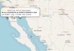 Vuelve a temblar en las cercanías de Puerto Peñasco