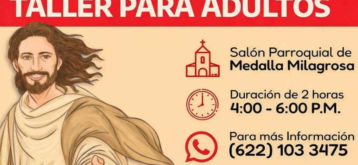 Invitan a Taller de oración para adultos