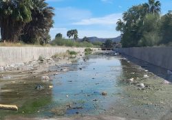 Proyecto de embovedado deportivo en Guaymas está opacado por aguas negras y basura