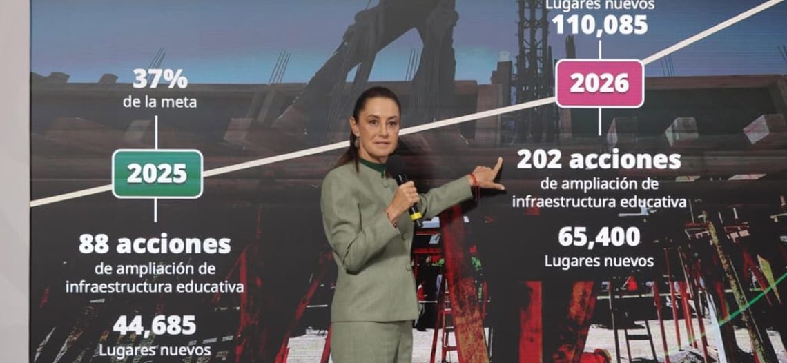 Sheinbaum anuncia expansión histórica del Bachillerato Nacional para 2026