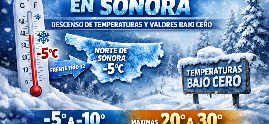 Viene nuevo frente frío a partir del jueves