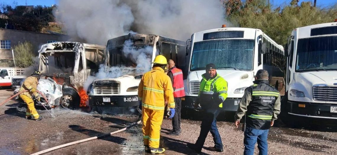 Incendio en taller de Grupo México en Nacozari deja solo daños materiales