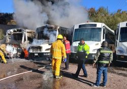 Incendio en taller de Grupo México en Nacozari deja solo daños materiales