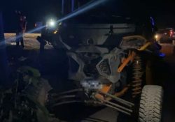 Vuelca “razer” en Empalme; adolescente de 17 años queda gravemente herida