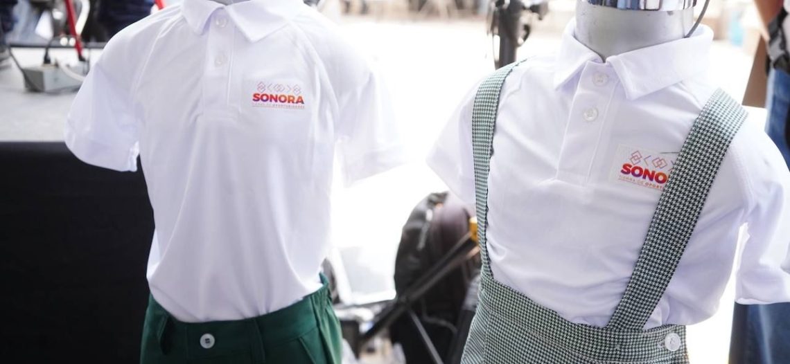 Gobierno de Sonora entregará uniformes escolares 2026–2027 en escuelas