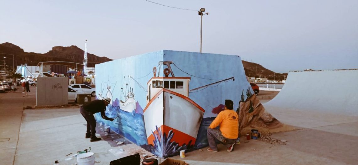 Avanza proyecto de arte urbano en el Malecón
