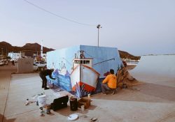 Avanza proyecto de arte urbano en el Malecón