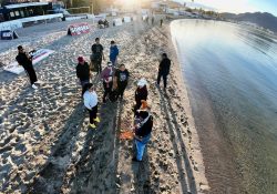 Realizan jornada de limpieza en playa Miramar