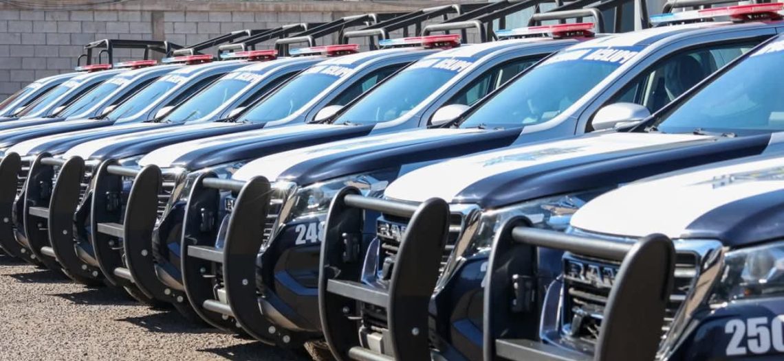 Entregan 10 nuevas patrullas para Guaymas