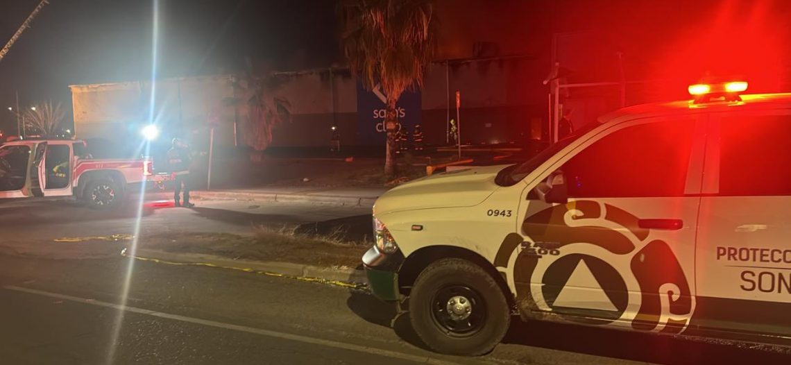 Fiscalía investigará causas del incendio en Sam’s Club Hermosillo