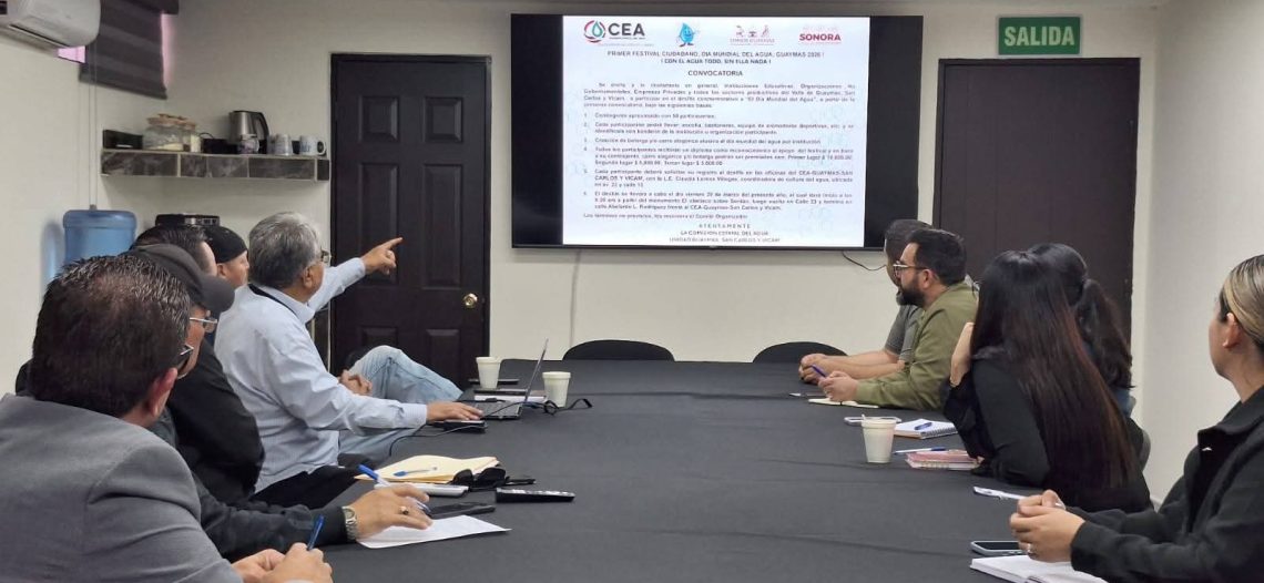 Guaymas Preparativos Primer Festival del Día Mundial del Agua 2026