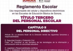Prohíben uso recreativo de celulares en primarias y secundarias de Sonora