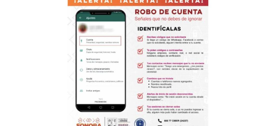 Refuerzan llamado a proteger cuentas de redes sociales y mensajería en Sonora