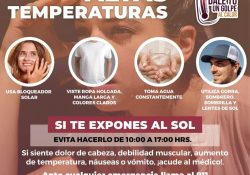 Llama Salud Sonora a protegerse ante altas temperaturas en la entidad