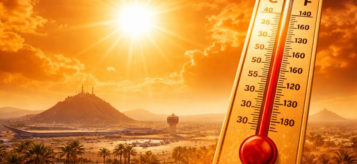 Vuelve a romperse récord de alta temperatura en Hermosillo