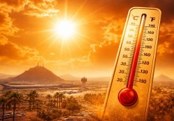 Vuelve a romperse récord de alta temperatura en Hermosillo