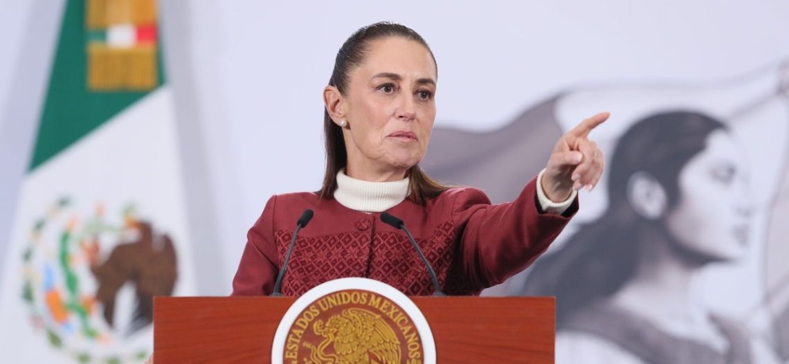 Reitera Sheinbaum llamado a EU a frenar tráfico de armas hacia México