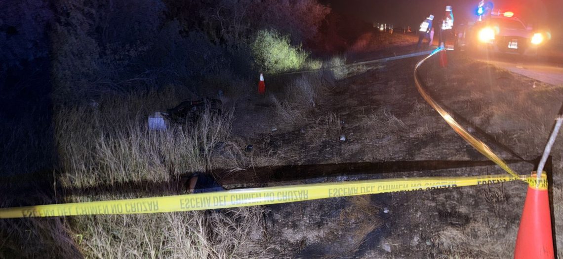 Mueren dos personas en accidente de motocicleta en la carretera México 15, al norte de Vícam