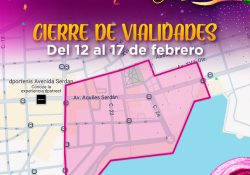 Cierran parte del Centro Histórico por el Carnaval