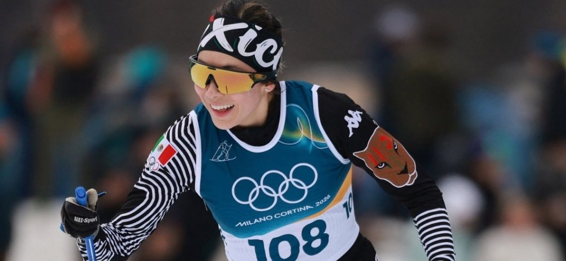 Regina Martínez hace historia, primera mexicana en esquí de fondo olímpico