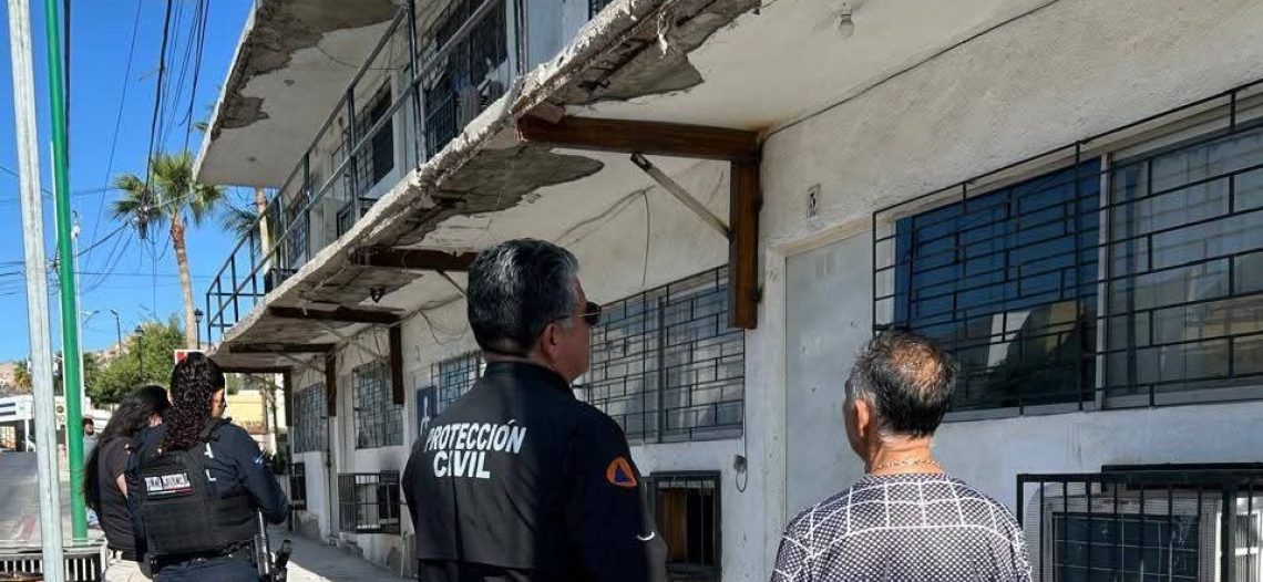 Clausura Protección Civil céntrico edificio guaymense