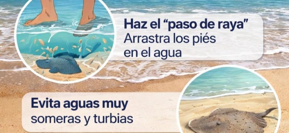 Alertan por mantarrayas en playas empalmenses