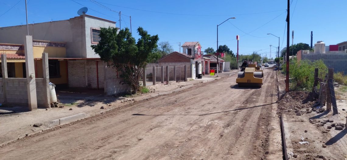 Concluyen obra de pavimentación en colonia Guadalupe de Empalme
