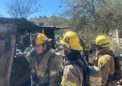 Atienden reporte de incendio en vivienda de la colonia Fátima