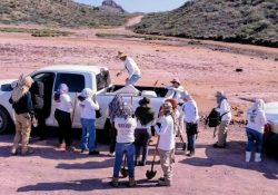 FGJES realiza procesamiento pericial de restos óseos en Guaymas