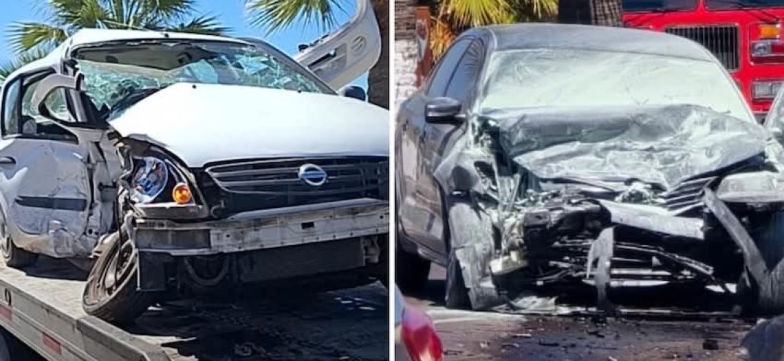 Fallece conductor tras fuerte choque vehicular; hay una mujer lesionada