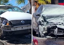 Fallece conductor tras fuerte choque vehicular; hay una mujer lesionada