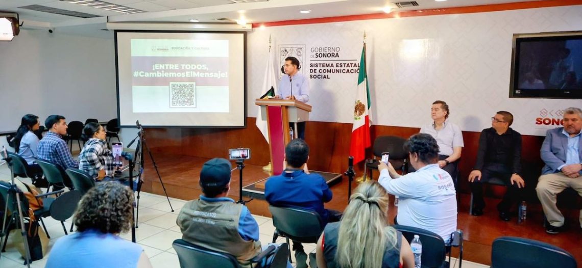 Presenta Gobierno de Sonora la campaña “Cambiemos el Mensaje”: SEC