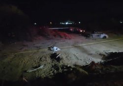 trágico saldo por choque de moto y auto en el valle de Empalme