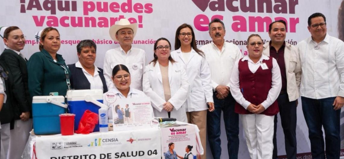 Arranca el Gobierno de Sonora la Semana Nacional de “Vacunar es Amar”