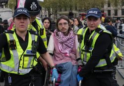 Policía de Londres detiene a 523 manifestantes por apoyar a Palestina