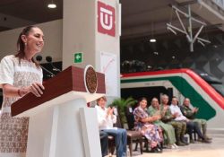 La Presidenta Sheinbaum inaugura tren de la Ciudad de México al AIFA