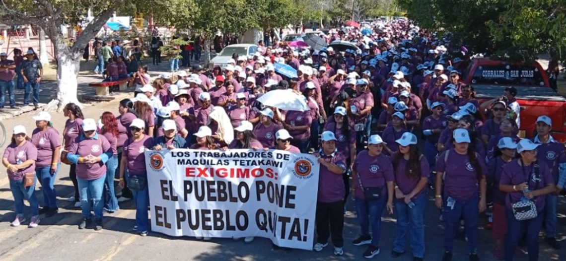 Maquileros se dicen abandonados por los tres niveles de gobierno