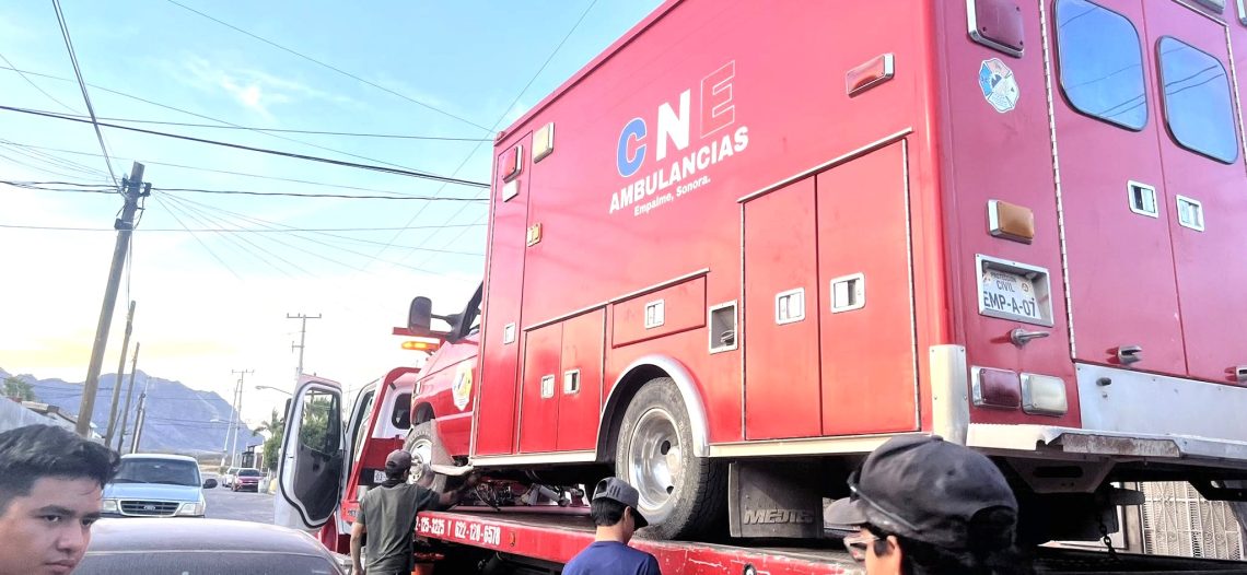 CNE continúa sin ambulancia, y le cuesta 80 mil pesos repararla